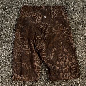 lululemon athletica Brown Leopard Print High-Rise leggings